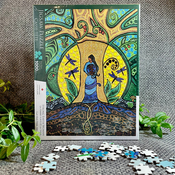 Strong Earth Woman Jigsaw Puzzle