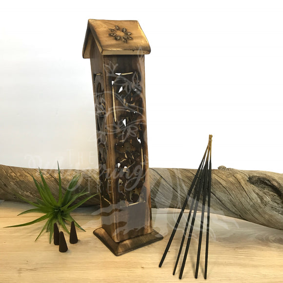 Wood Incense Tower